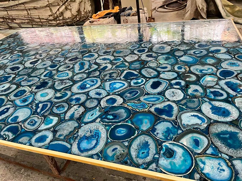 Blue Agate Slabs